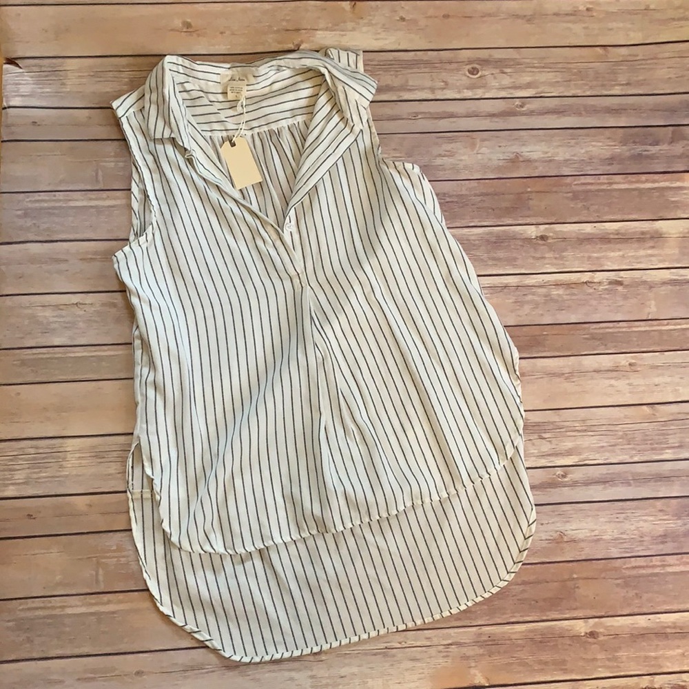 NWT Love Notes Dress shirt tank - high low fit